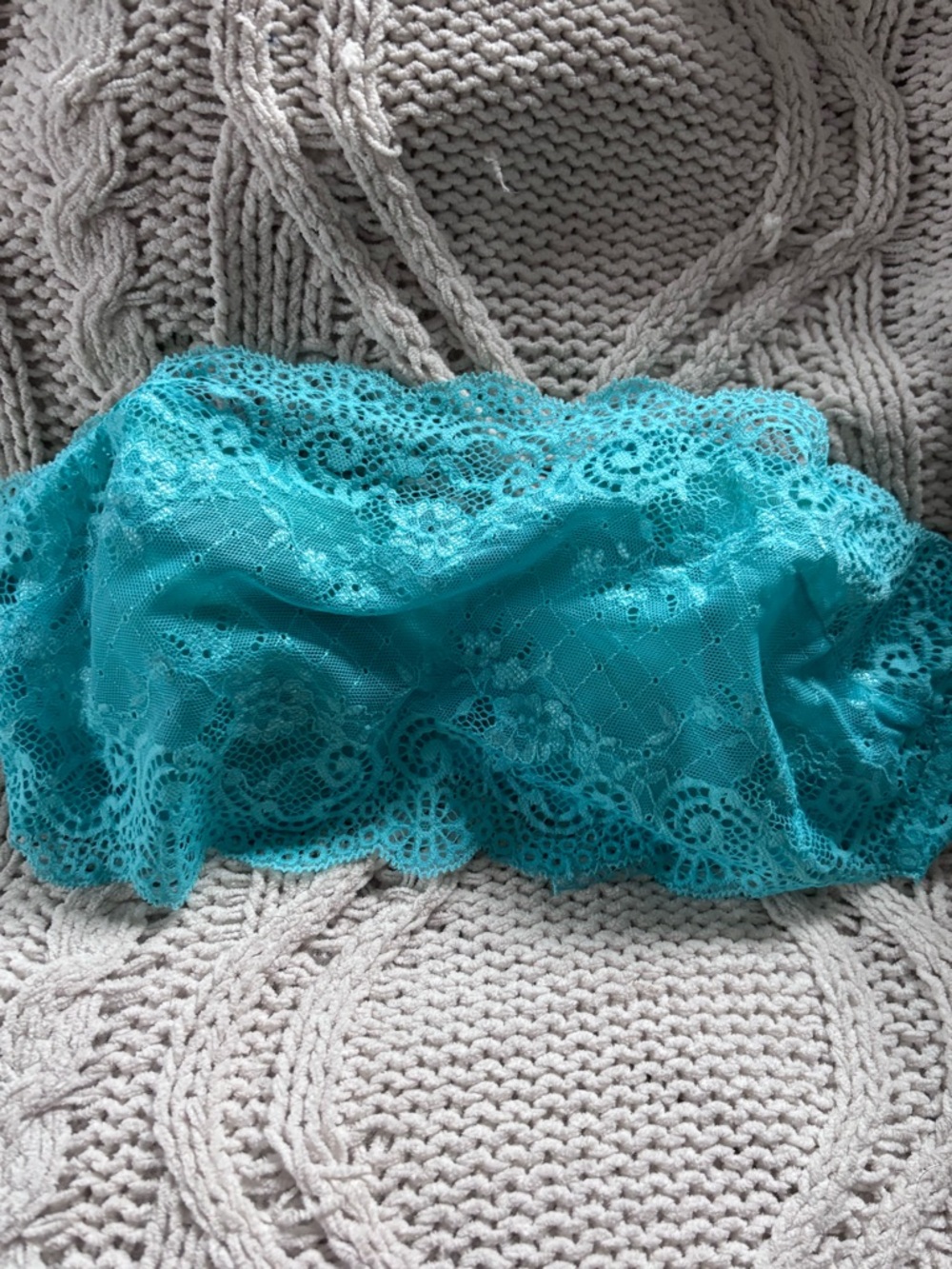 Cosabella Teal Lace Underwire Bra
